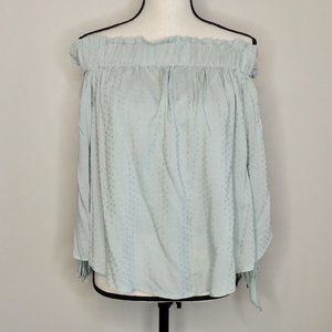 NWOT Wishlist Apparel off shoulder tie 3/4 length